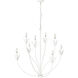 Primrose 8 Light 40.5 inch Textured White Chandelier Ceiling Light